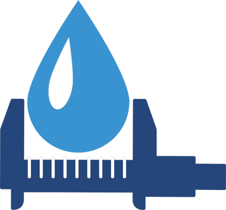 Graphic showing a drop of water being measured.